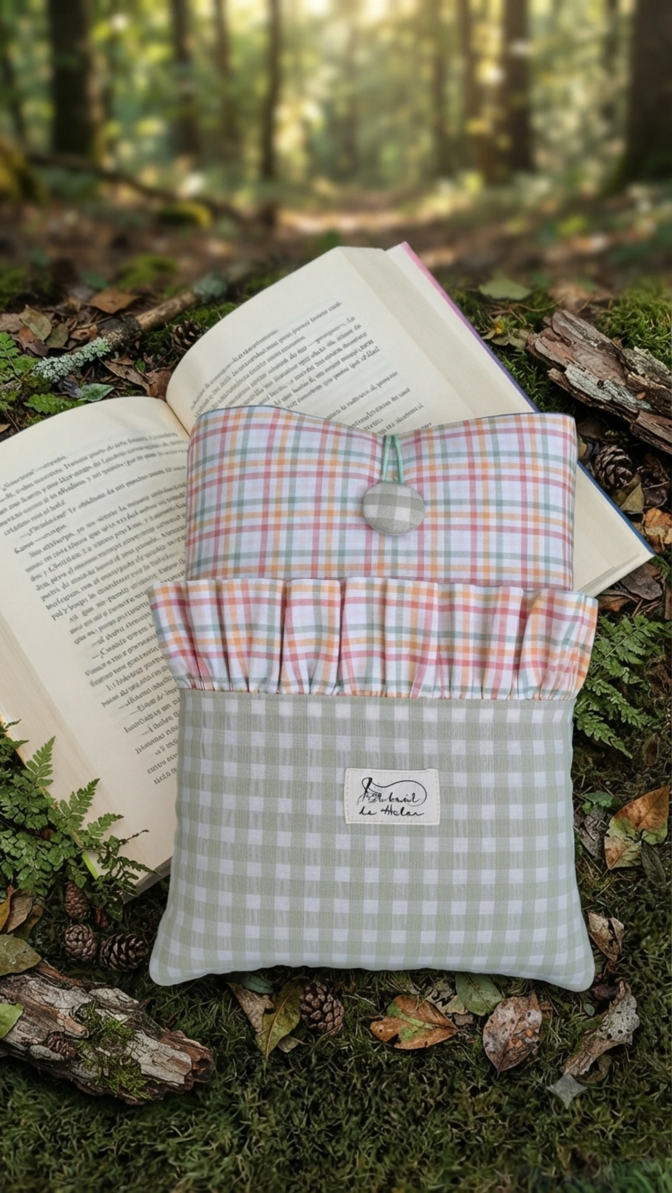 Célula para livro acolchoada feita à mão – photo 2